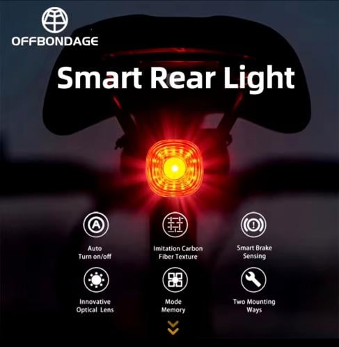 ضوء نور خلفي للدراجة الهوائية بخصائص مميزة