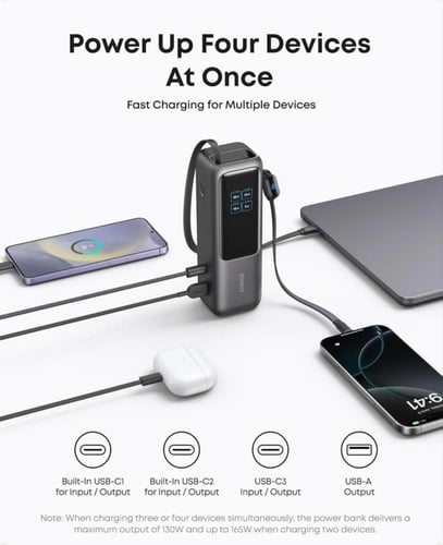 أصلي باور بانك أحدث إصدار من انكر 25 الف ملي امبير...