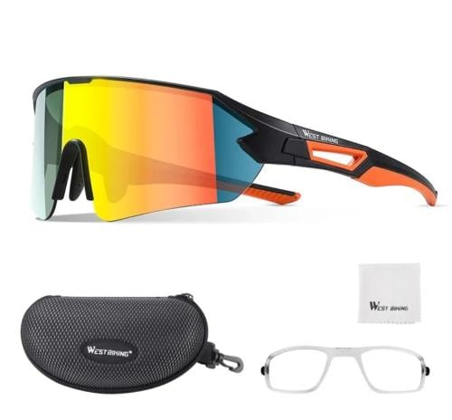 نظارة دراجة هوائية لحماية العين من الاتربة وأشعة ا...