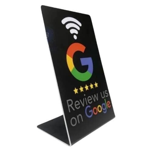 ستاند تقييم قوقل ماب بتقنية NFC (لونان) مقاس12×7