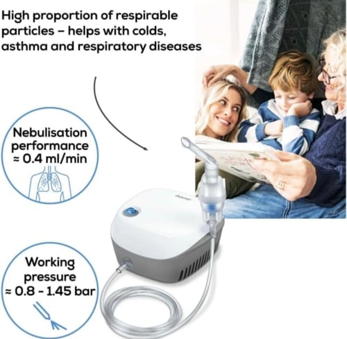 بيورير Beurer جهاز بخار استنشاق ضاغط اصدار ih 18