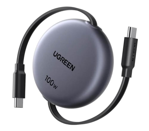 كيبل UGREEN 100 واط قابل للسحب: شحن فائق السرعة بت...