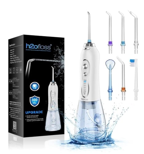 جهاز تنظيف الأسنان بالخيط المائي من h2ofloss مميز...