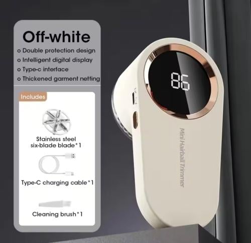 جهاز ازالة الوبر تشذيب الشعر قابل للشحن مع شاشة رق...