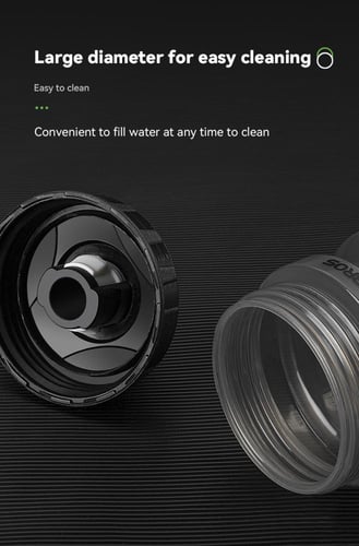 مطارة مياه للدراجة الهوائية (لون أبيض)