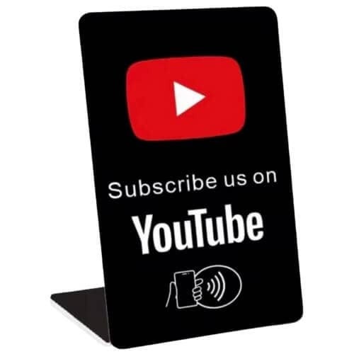 ستاند تطبيقات التواصل الاجتماعي بتقنية NFC مقاس 12...