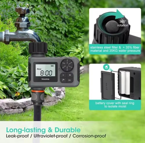 للحديقة مؤقت مياه نظام الري الذكي الرش المؤقت التل...