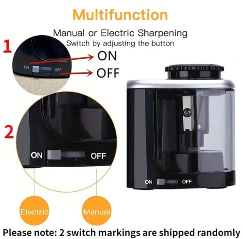 براية كهربائية أوتوماتيكية مناسبة لأقلام الرصاص مق...