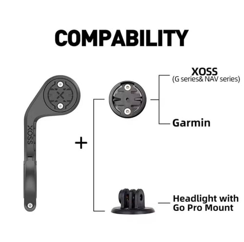 حامل عداد للدراجة قابل للاسخدام من الجهتين من XOSS