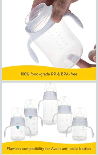 قطعة مقبض زجاجات اطفال من جويز لافينت، متينة ومريح...