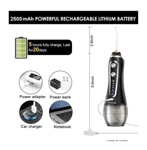 جهاز تنظيف الأسنان بالخيط المائي من h2ofloss مميز...