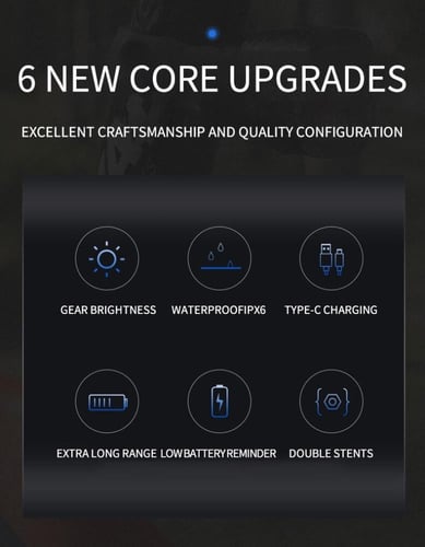 ضوء نور خلفي للدراجة الهوائية بخصائص مميزة