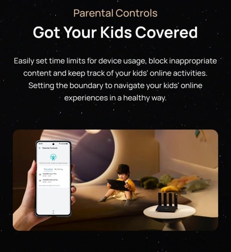 هواوي BE3 Pro - راوتر Wi-Fi 7 المتطور: سرعة 3600 م...