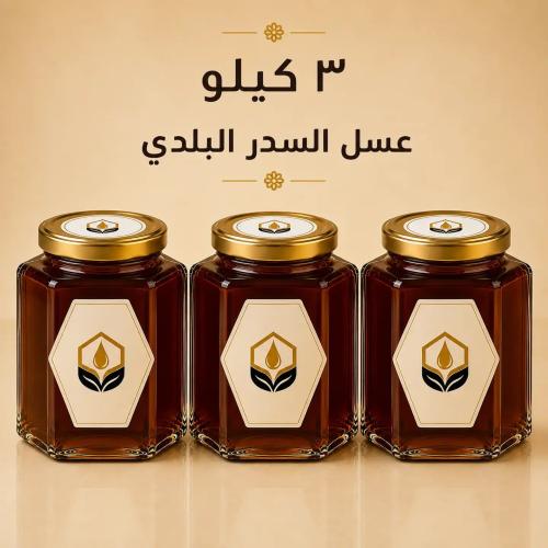 3 كيلو عسل السدر البلدي الطبيعي