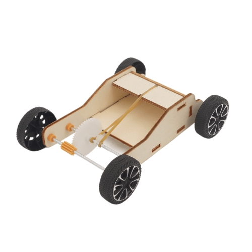 سيارة المطاط المبتكرة - لعبة STEM تعليمية للأطفال...