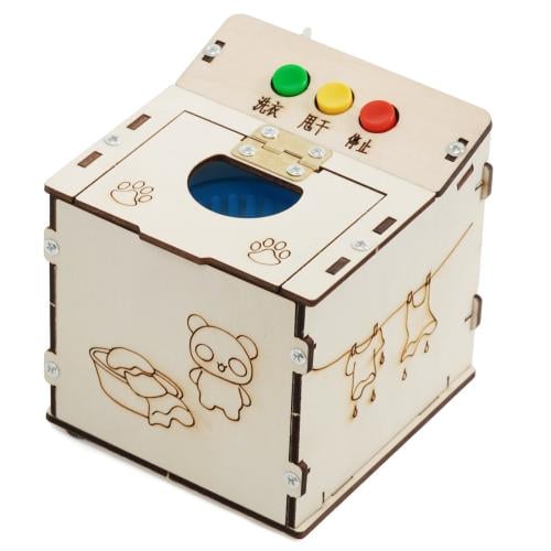 غسالة يدوية الصنع DIY - تجربة STEM في الهندسة المي...