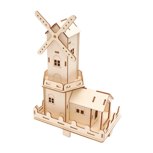 منزل الطاحونة الهوائية التعليمي - لعبة STEM للأطفا...