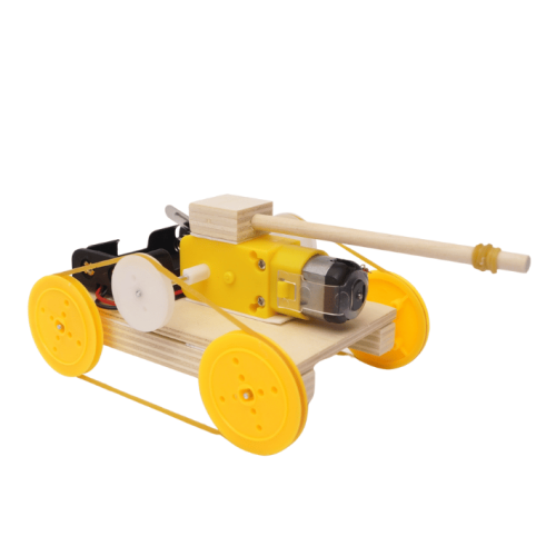 دبابة صغيرة تعليمية - نموذج STEM للأطفال - لعبة عل...