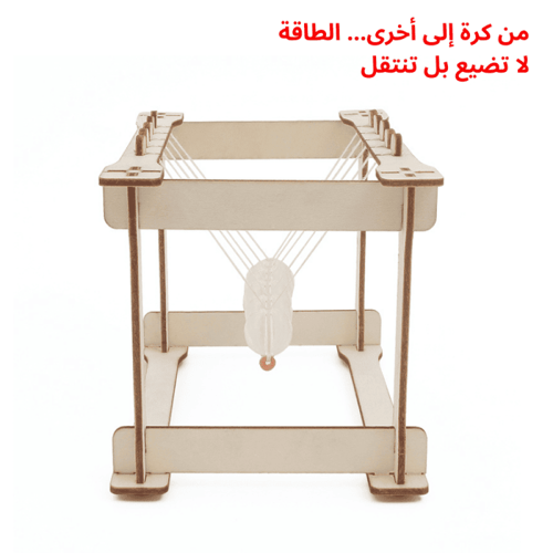 بندول نيوتن التعليمي – تجربة STEM لفهم قوانين الحر...