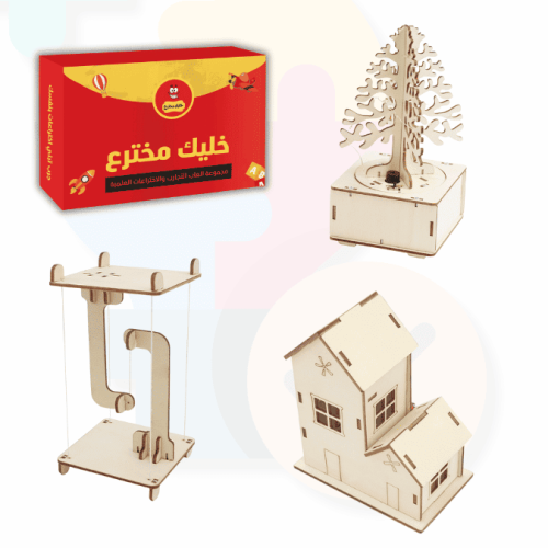 بكج ألعاب STEM إضاءة وهندسة | مجموعة اختراعات أطفا...