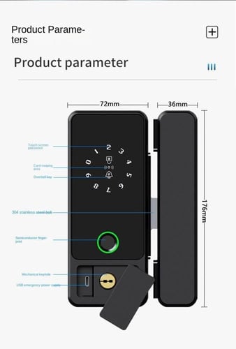 قفل ذكي Tmw Glass