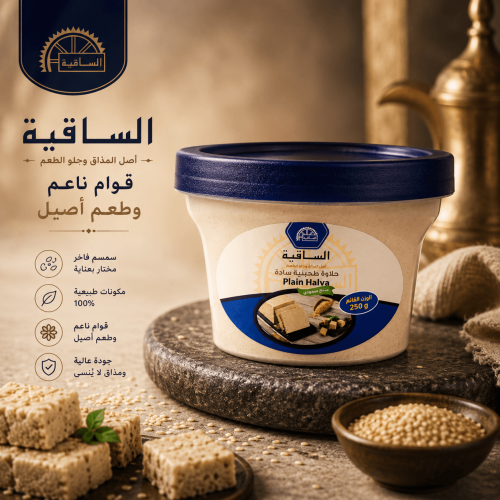 حلاوة طحينية سادة 250 جرام