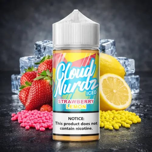 نكهة كلاود نيردز فراولة ليمون ايس Cloud Nurdz Stra...