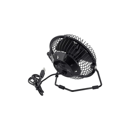 مروحة مكتبية مع ساعة واضاءة LED للجمينج