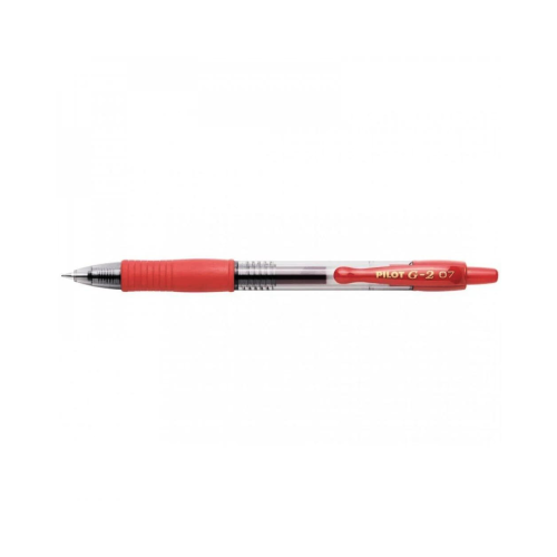 بايلوت G2 قلم جل ضغاط أحمر