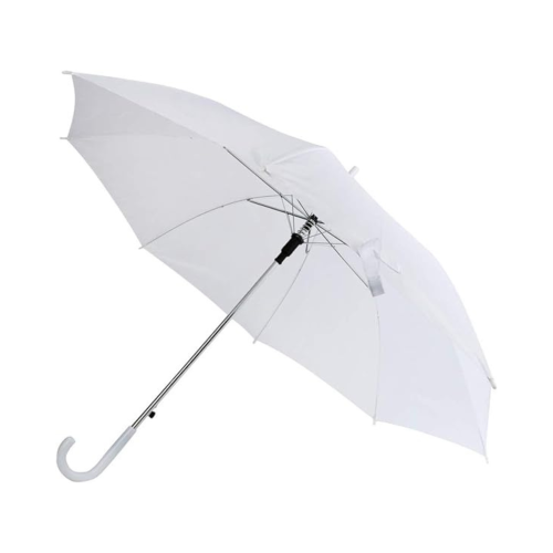 مظلة قماش بولستر ابيض