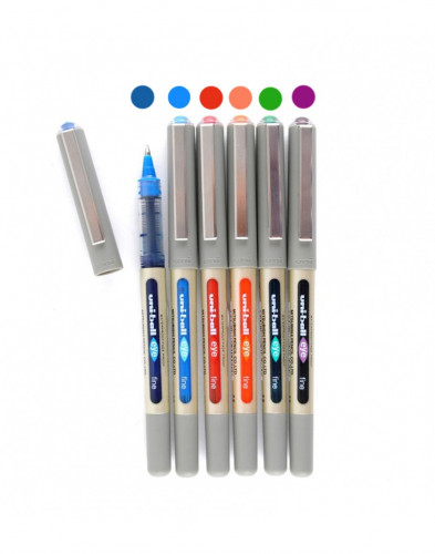 طقم اقلام يوني بول فرعية 5 أقلام سائل موديل 157