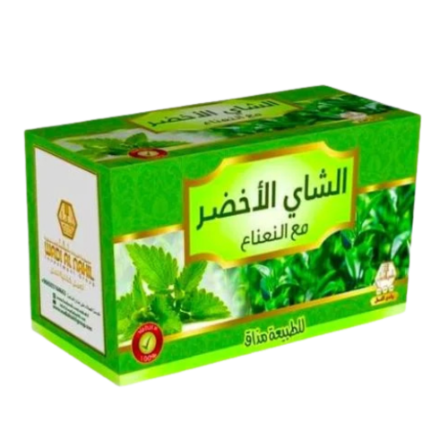 شاي أخضر مع النعناع ( وادي النحل ) 30 كيس