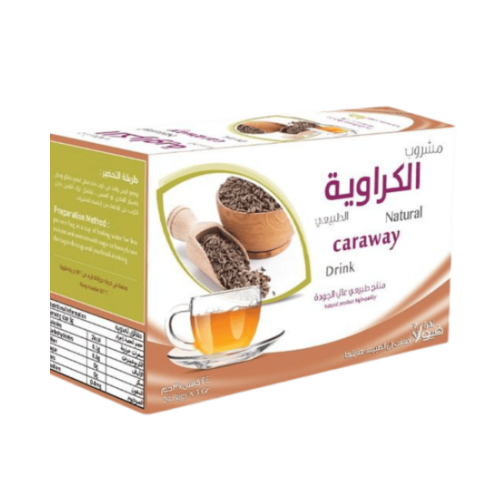 مشروب الكراوية الطبيعي ( الفيولا ) 24 كيس