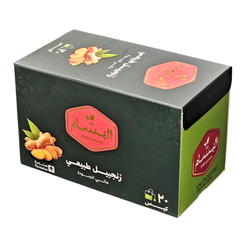 مشروب زنجبيل طبيعي ( البسام ) 20 خيط