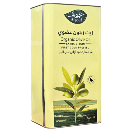 زيت زيتون عضوي ( الجوف ) 4 لتر