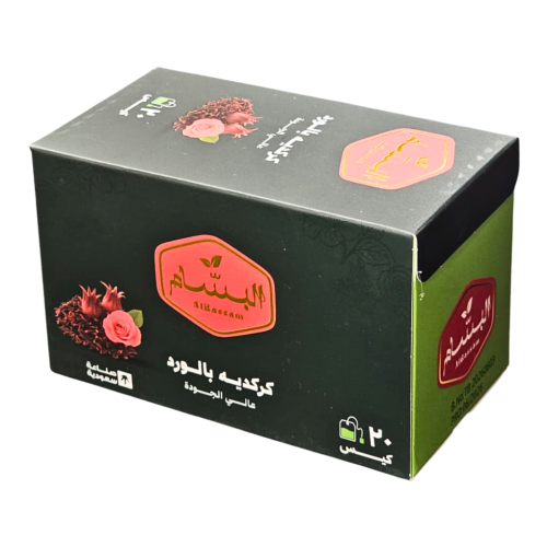 مشروب كركدية بالورد ( البسام ) 20 خيط