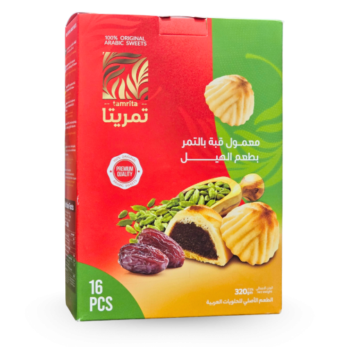معمول قبه بالتمر بطعم الهيل ( تمريتا ) 16*320 جرام