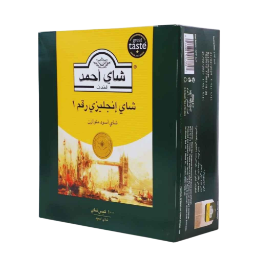 شاي انجليزي احمد 100 كيس