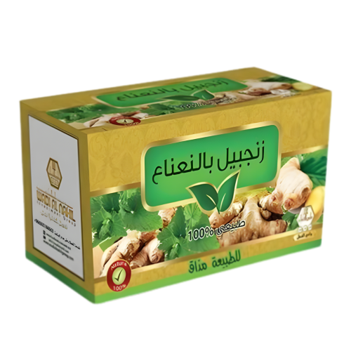 مشروب زنجبيل بالنعناع ( وادي النحل ) 30 كيس