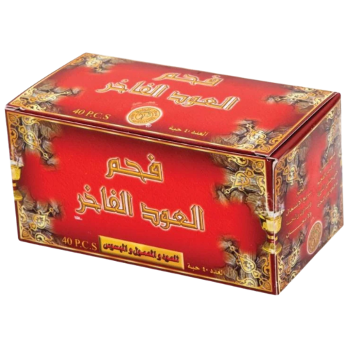فحم العود الفاخر 40 حبة