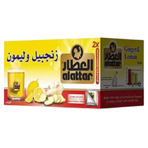 مشروب زنجبيل وليمون ( العطار ) 20 كيس