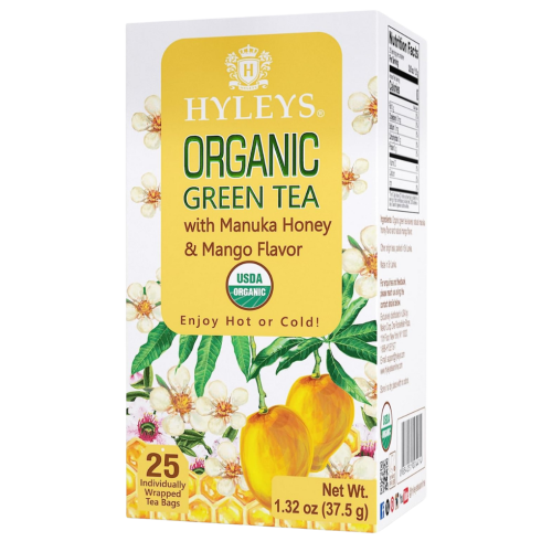 شاي أخضر عضوي بنكهة توت المانوكا والمانجو ( هيليز...