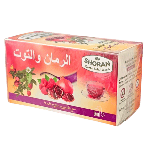 مشروب الرمان والتوت ( شوران ) 25 كيس