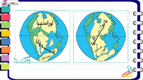 14) حركة قشرة الأرض(نظرية الصفائح التكتونية)