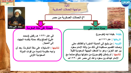 20) الدولة السعودية الأولى , مواجهة حملات الأعداء