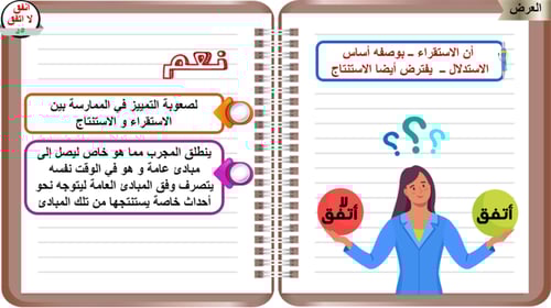 5) التفكير الناقد و المنهج التجريبي