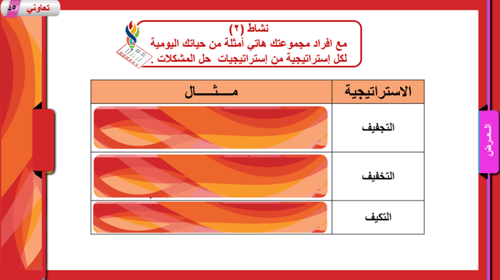 2) استراتيجيات حل المشكلة و أساليبها