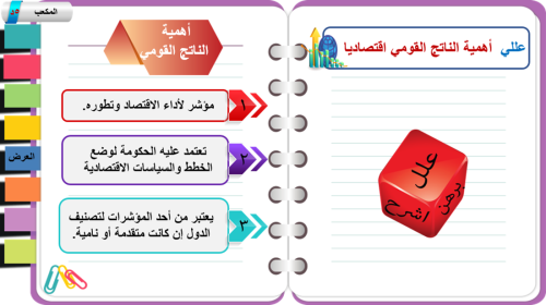 4) مؤشرات التنمية الاقتصادية