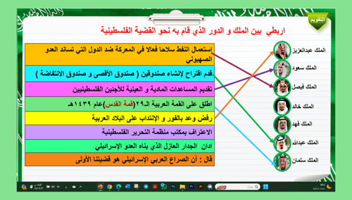 3) المملكة و القضايا العربية جزء1