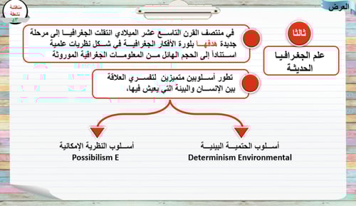 2)تطور علم الجغرافيا